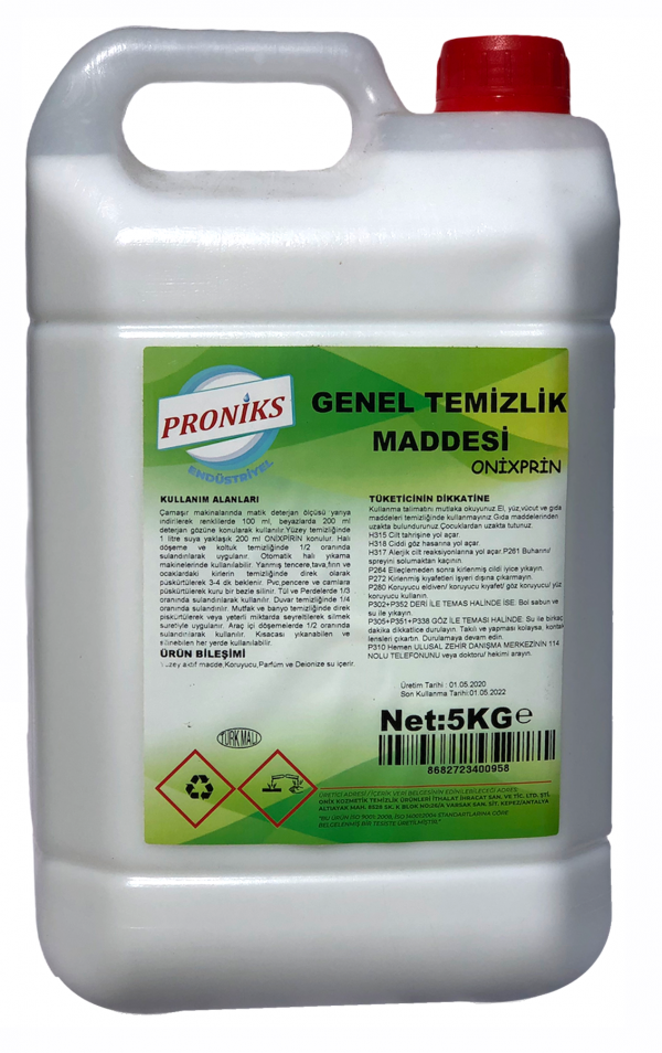 GENEL TEMİZLİK MADDESİ (ONİXPRİN)